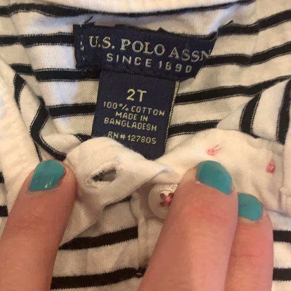 U.S. Polo Assn.- 2pcs Girls Dress and Pink Cardigan- 2T - Picture 8 of 8